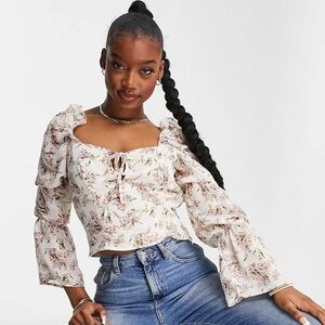 Missguided Cropped Blouse